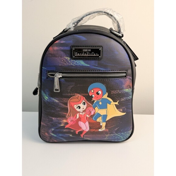 Disney Marvel Vision WandaVision Loungefly Mini Backpack Scarlet Witch New w Tag main image 5